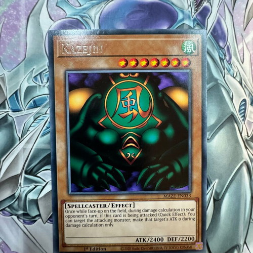 KAZEJIN Yu-Gi-Oh! collectible card like new -  1,00 - Vendora.cy