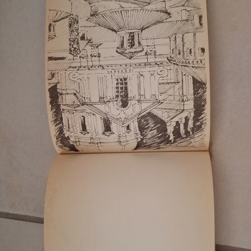 Carnet de Voyage book used, limited numbered edition 1954 by Jean-Charles Moreux