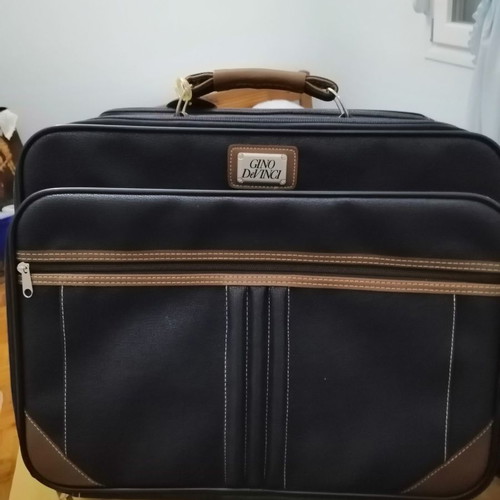 Gino De Vinci leather briefcase new