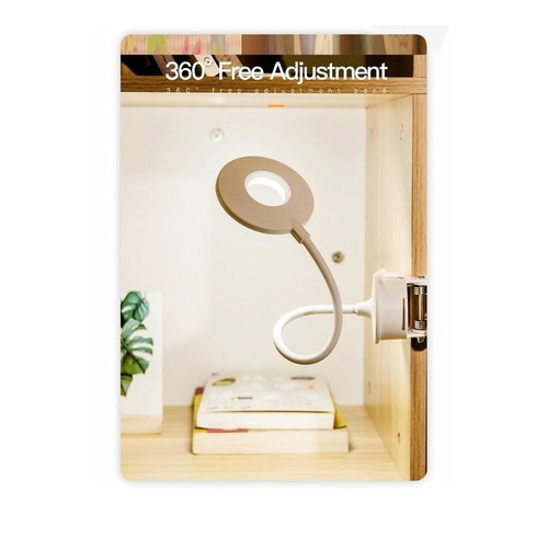 Rechargeable LED lamp with adjustable flexible arm, new