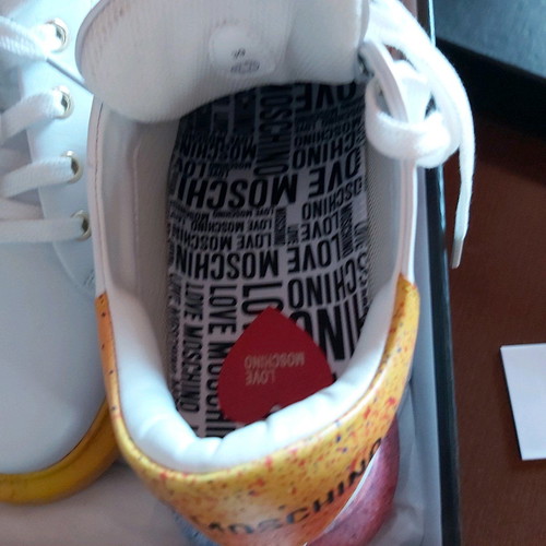 Love Moschino limited edition shoes size 39 Nr like new, multicolour