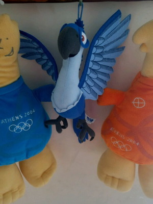 Πακέτο συλλεκτικά πάνινα Ολυμπιακών Αγώνων σαν καινούργιο