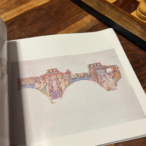 The Church of Saint Demetrios used, watercolors and drawings by W.S George