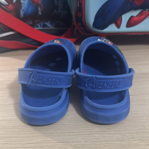 Avengers Marvel kids clogs, size 29, blue, Zara