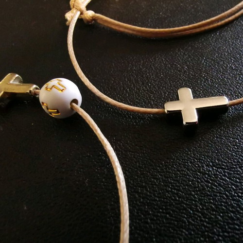 Baptism Martyrika 137 Pieces Handmade Earth Tone with Cross Charms