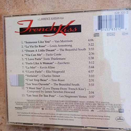 French Kiss Soundtrack CD употребяван, оригинален в кутията си