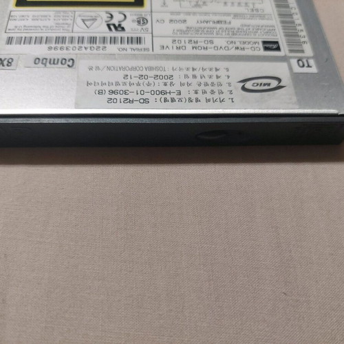 Toshiba CDRW and DVDROM IDE drive for Laptop used