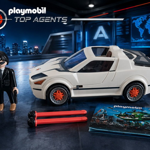 Playmobil Top Agents Secret Agent Super Racer used set