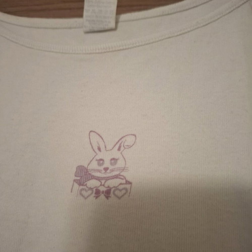 Girls' undershirts used, 2 pieces, 100% cotton