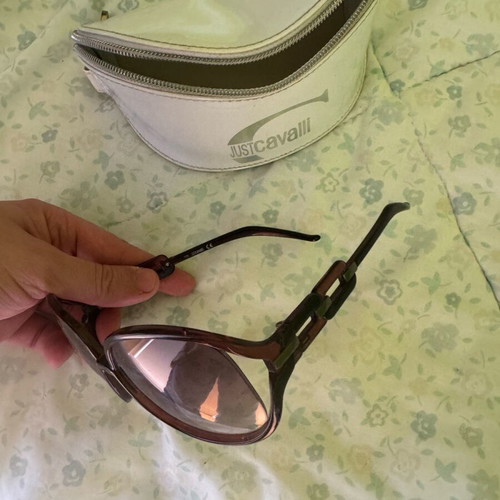 Just Cavalli sunglasses used with case and cleaning cloth