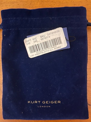 Kurt Geiger earrings new yellow hoop