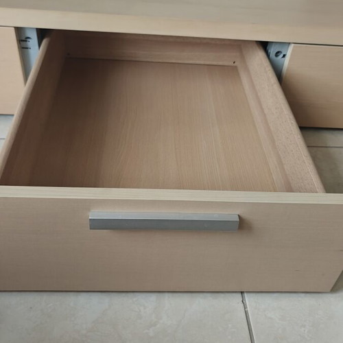 BoConcept TV stand with three deep drawers, 154x64x24 cm