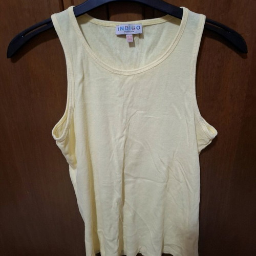 Yellow tank top used, size S