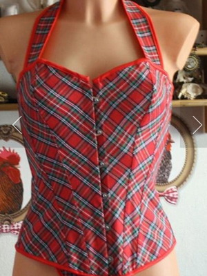 Corset red XL like new