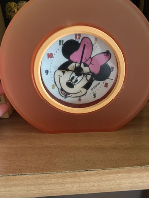 Disney Minnie Clock new vintage wall or tabletop