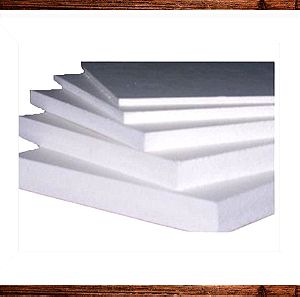 6 τεμάχια Χαρτόνι μακέτας λευκό πάχους 3mm Neofoam 50x70cm