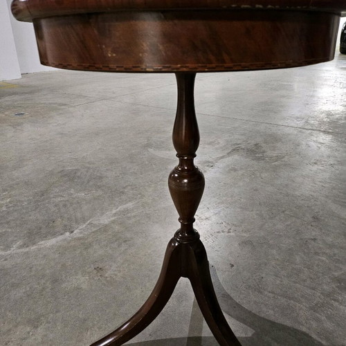 Side table used, solid walnut wood