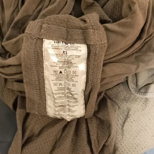 Babyk'tan Wrap Original Baby Carrier XSMALL like new