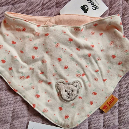 Steiff Baby Bandana bib set 2 pieces new, up to 6 months