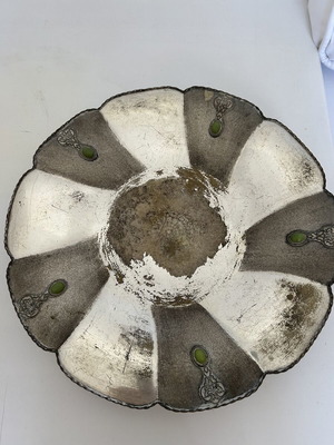 Vintage Silver-Plated Fruit Bowl Used, Diameter 35cm