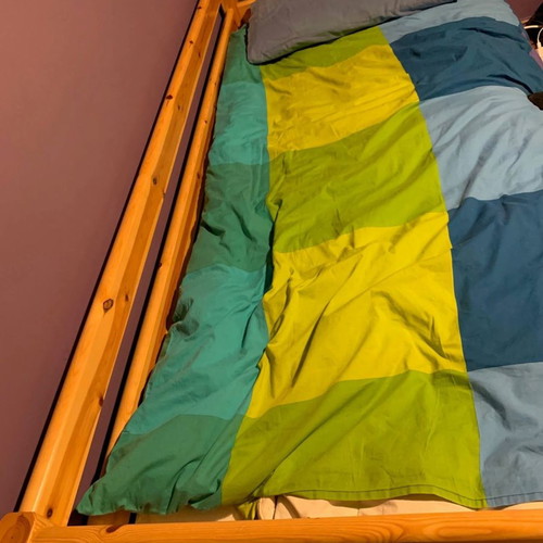 Flexa children's bed like new medium height with Media Strom mattress