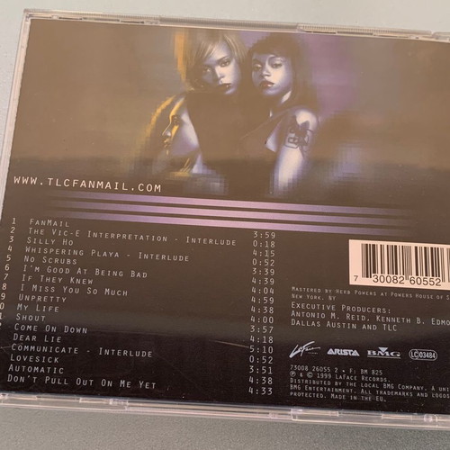 TLC Fan Mail CD album used, pop
