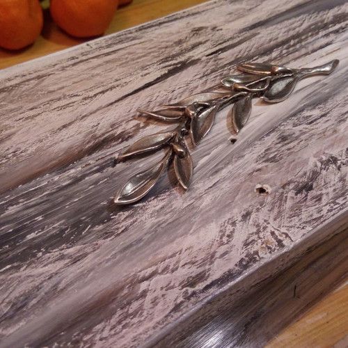 Handmade small furniture chests with varnish and decoration