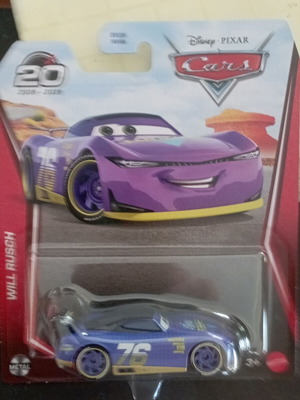 Mattel Disney Pixar Cars Will Rusch μεταλλικό αυτοκινητάκι, ΣΦΡΑΓΙΣΜΕΝΟ ΣΤΟ ΚΟΥΤΙ ΤΟΥ
