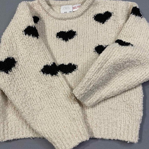 Zara pullover like new, beige, size 110 cm for 4-year-old girl