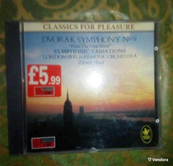  CD DVORAK SYMPHONY NO 9-LONDON PHILARMONIC ORCHESTRA