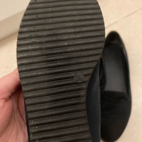 Women's shoes dark blue like new, size 39