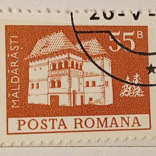 Romanian stamps used, pack of 9
