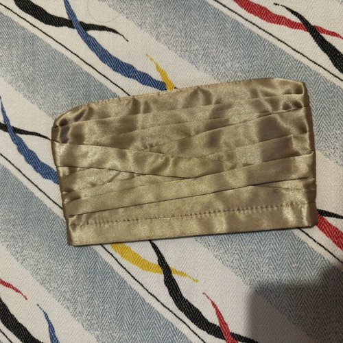 Helena Rubinstein gold clutch bag like new