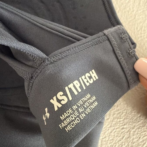 Under Armour sports bra like new, XS, grey and blue
