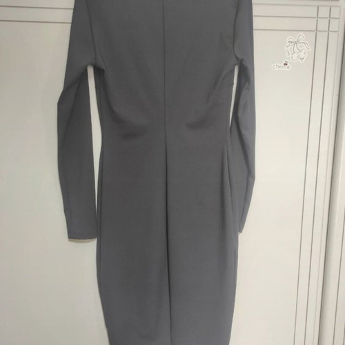 Celestino midi fitted dress black, new, size M