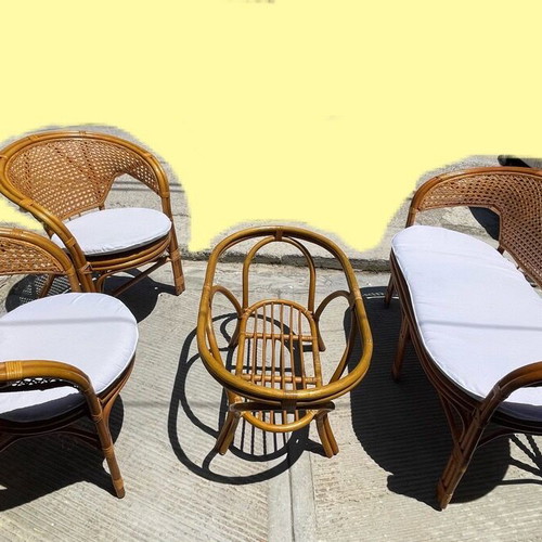 Bamboo sofa set new seating furniture