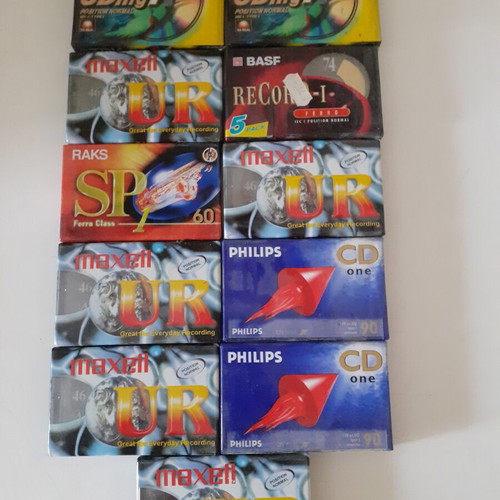 Sealed Cassette Tapes from Various Brands