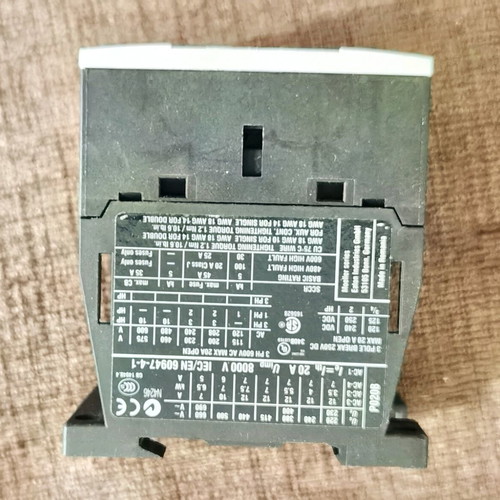 Eaton DILM contactor new, 220 V AC, 230 V DC, 3-pole, 4.5 kW, 1N/O