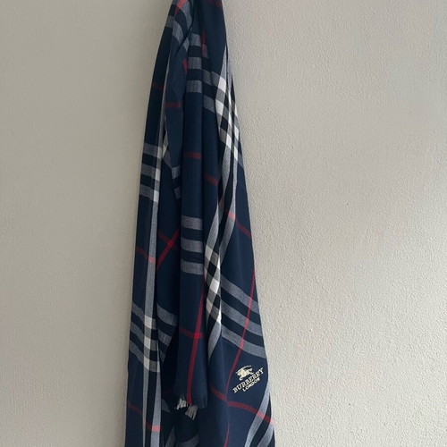 Modissimo 100% Cotton Shawl Navy Blue Like New