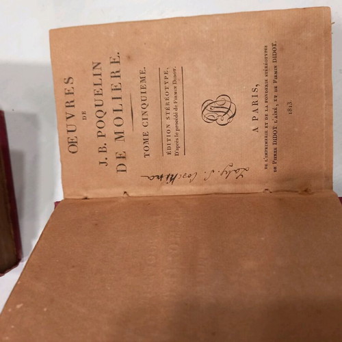 7 VOLUMES MOLIERE 1813