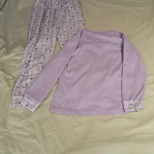 Cotton pajamas girl 10 years used, lilac, excellent condition