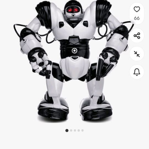 Robot toy used without remote control