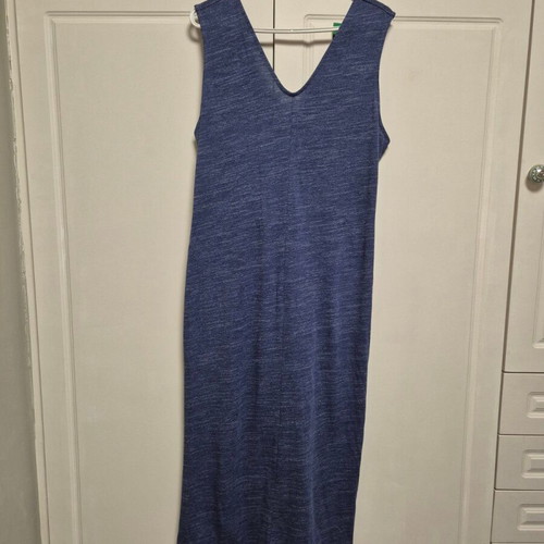 Benetton maxi blue dress size L new with tag