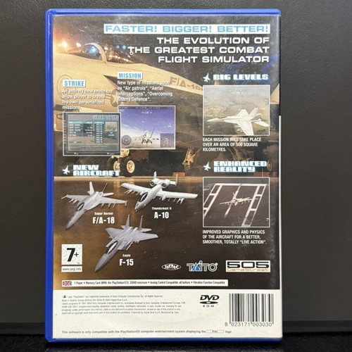 Energy Airforce Aim Strike! PS2 game used