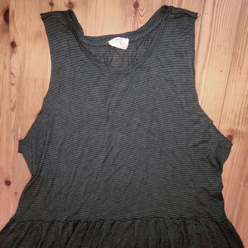 Zara TRF dress used, striped, comfy sleeveless, size M