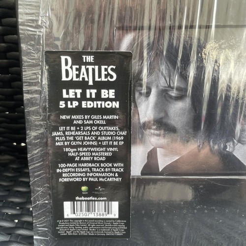 The Beatles Let It Be Super Deluxe Edition vinyl 4LP + 12" EP + book new
