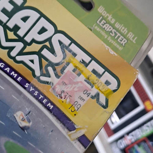 Leapster L-MAX learning game system with 2 sealed games Nascar and Letters on the Loose