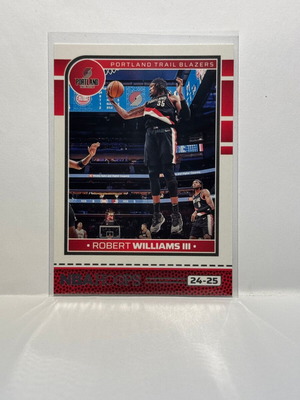 Κάρτα 2024-25 Panini Donruss Basketball Robert Williams III καινούργια #78