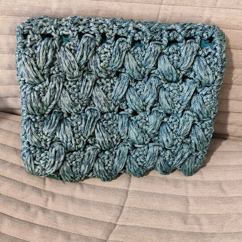 knitted envelope bag