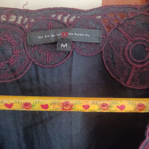 Women's shirt caftan black size M like new